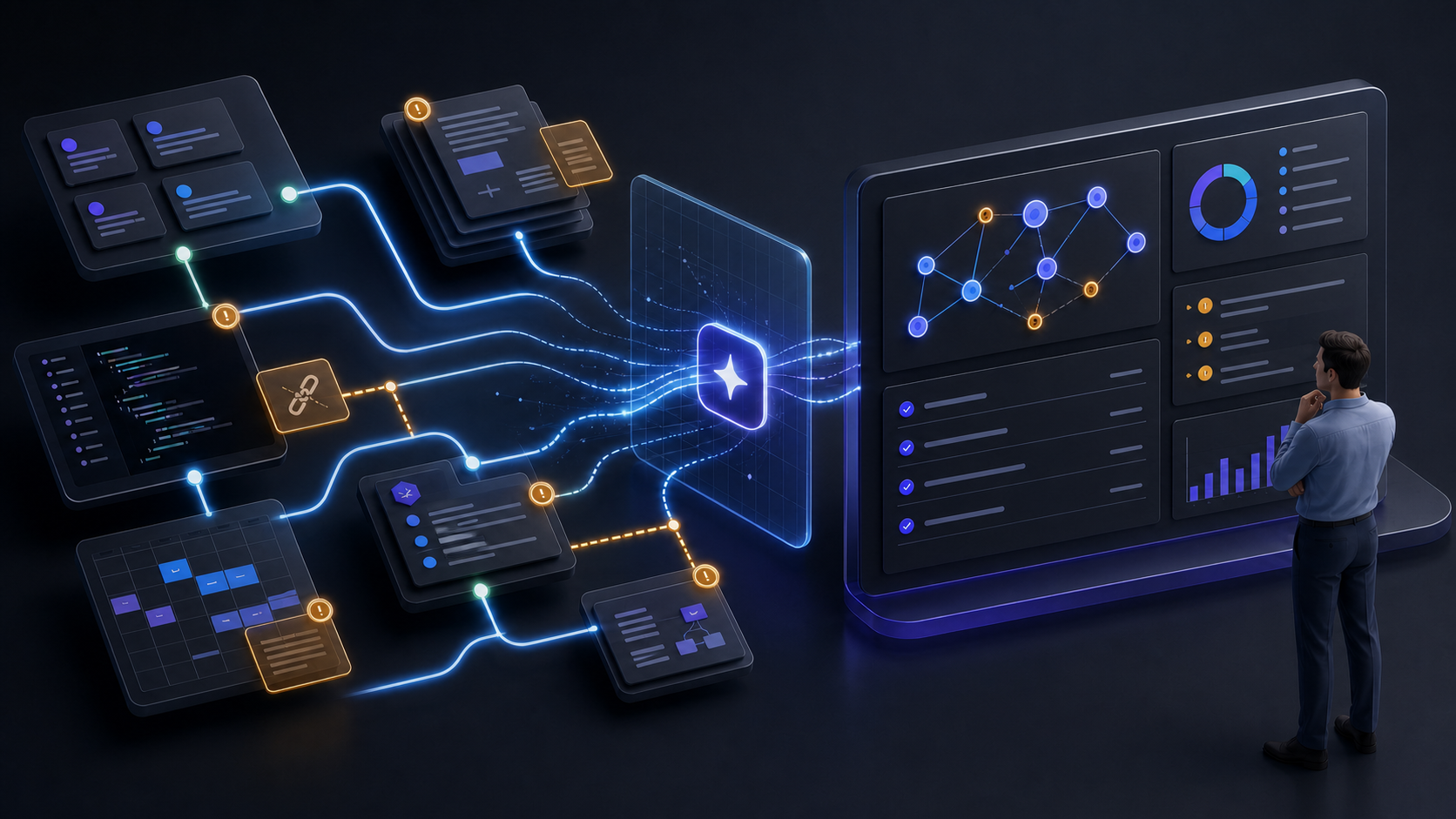 Laplace connects fragmented work sources and reveals context gaps in a unified view